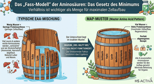 MAP oder Whey? Unterschied EAA & MAP: Warum Presslinge siegen