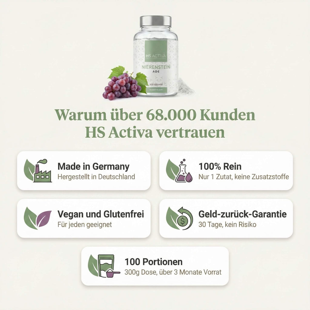Weinsäure | Nierenstein A.D.E., 300 g