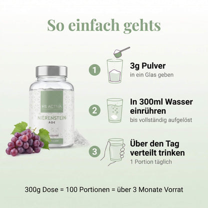 Weinsäure kaufen (Nierenstein A.D.E.) - 300 Gramm