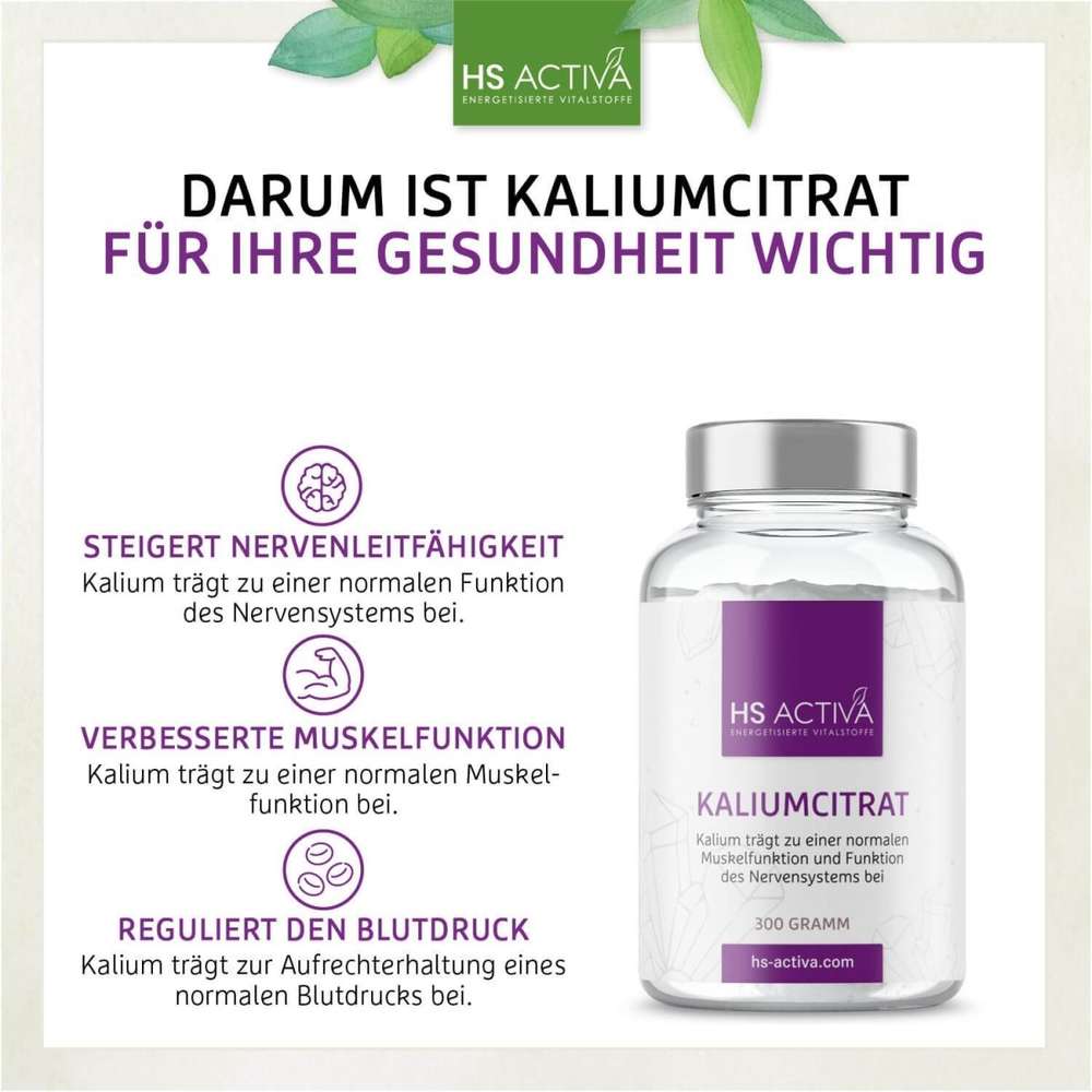 Darum ist Kalium Citrat für Ihre Gesundheit wichtig