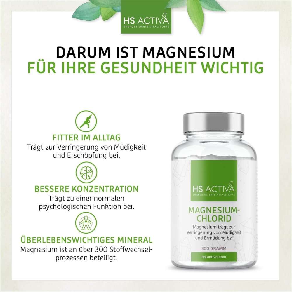 Darum ist Magnesium Chlorid Pulver für Ihre Gesundheit so wichtig