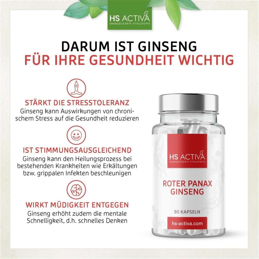 Darum sind Ginsengkapseln für Ihre Gesundheit empfehlenswert
