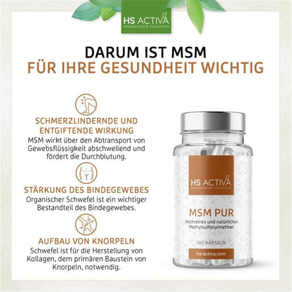 Darum sollten Sie MSM Kapseln kaufen - gesundheitliche Vorteile