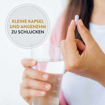 Kleine Omega 3 vegan Kapseln - ideal zu schlucken