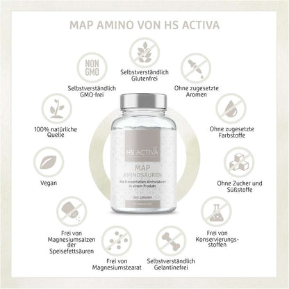 MAP Aminosäuren günstig kaufen und von diesen Vorteilen profitieren
