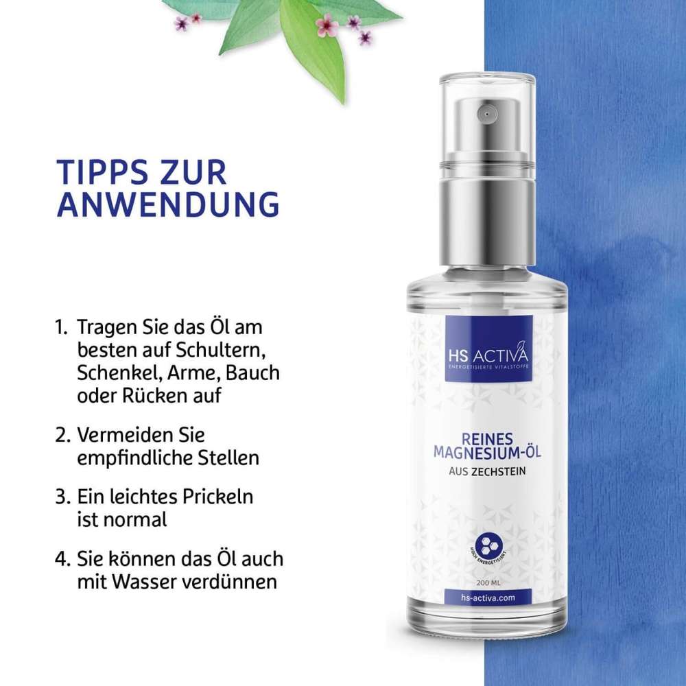 Magnesiumöl Zechstein Anwendungstipps