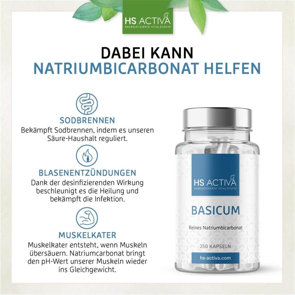 Natriumbicarbonat kaufen - dabei kann es helfen