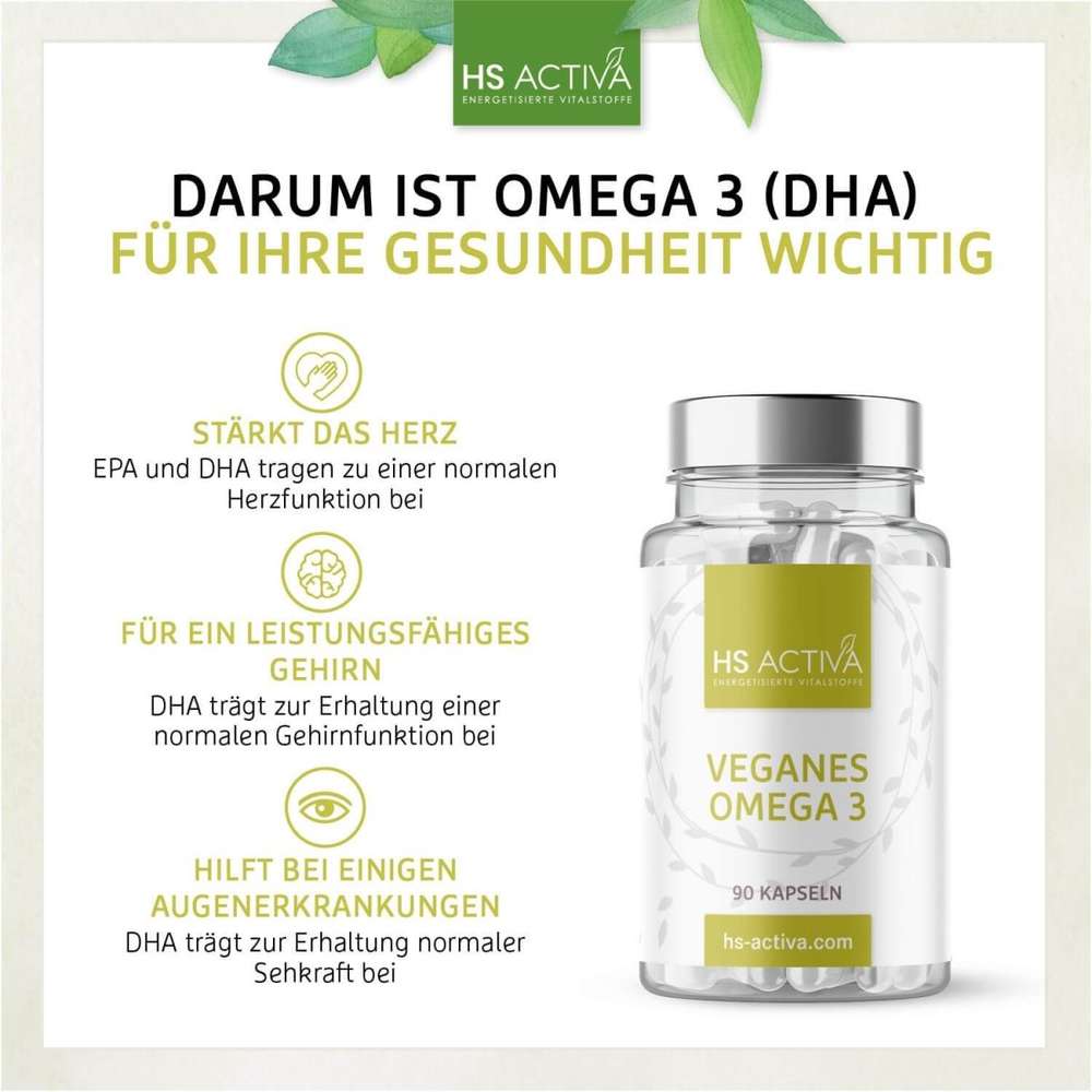 Omega 3 Kapseln vegan - die wichtigsten gesundheitlichen Vorteile