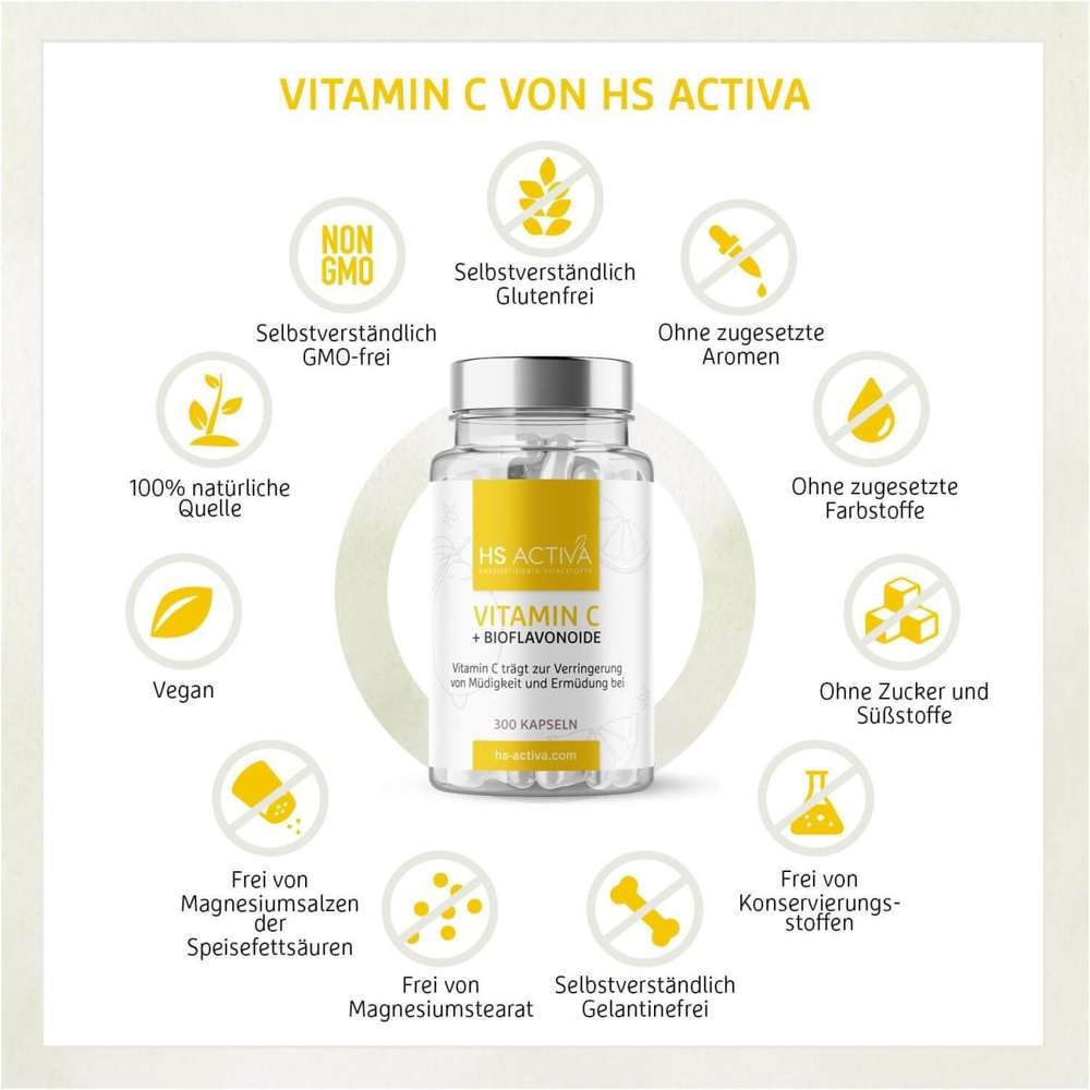 Reines Vitamin C kaufen - Vorteile bei HS Activa