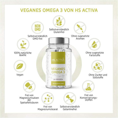 Vegan Omega 3 Kapseln und alle Vorzüge