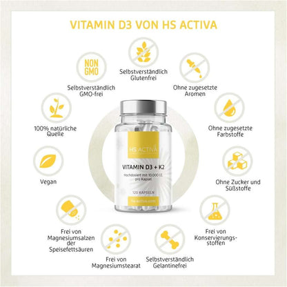 Vitamin D3K2 Kapseln - alle Vorteile auf einen Blick