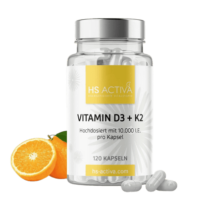 Vitamin D3 K2 Kapseln von HS Activa Produktfoto
