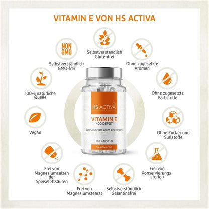 Vitamin E Kapseln hochdosiert - alle Vorteile auf einen Blick