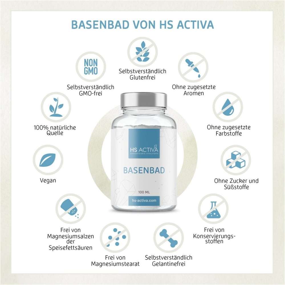 Basenbad (100 ml, 1000ml, 2200 ml) - HS Activa