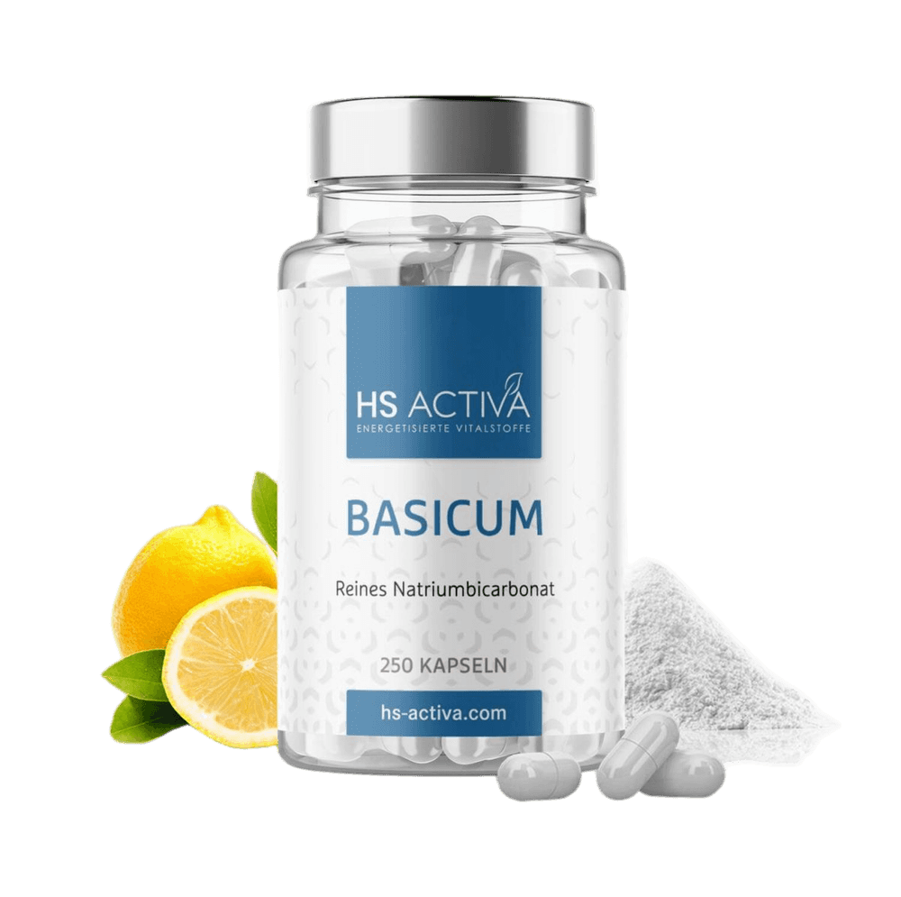 Basicum Natriumbicarbonat | Natron (250 Kapseln oder 400 g Pulver) - HS Activa