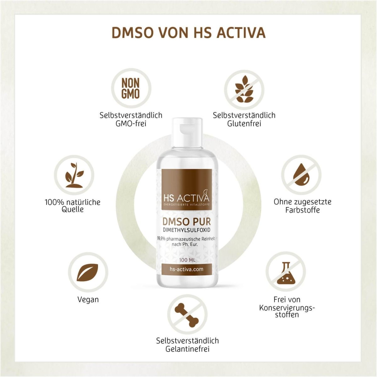 DMSO (100 ml) - Verschiedene Darreichungsformen - HS Activa
