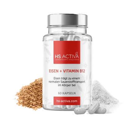 Eisen mit Vitamin B12 von HS Activa, 60 Kapseln