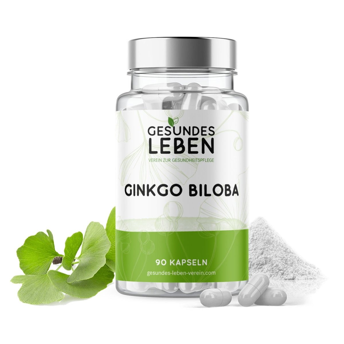 Gesundes Leben - Ginkgo Biloba - 90 Kapseln - HS Activa