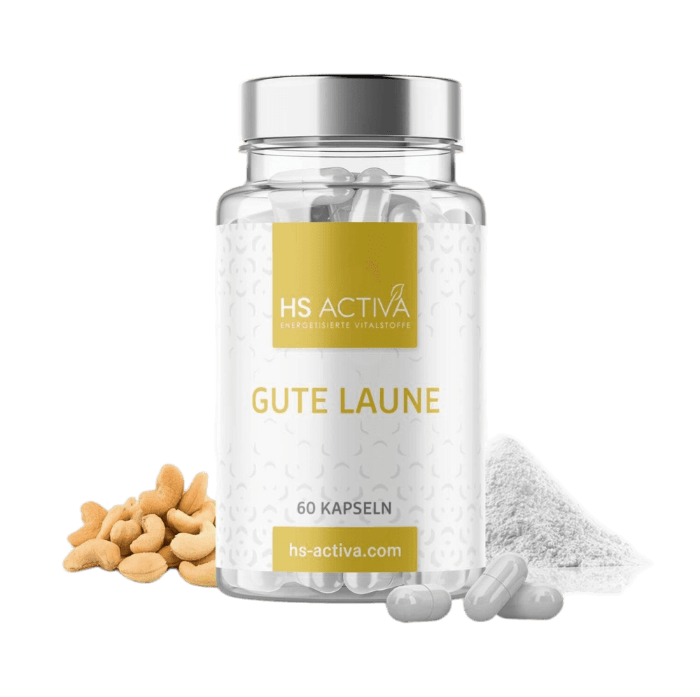 Gute Laune | Schüttet das "Glückshormon" Serotonin aus | 60 Kapseln - HS Activa