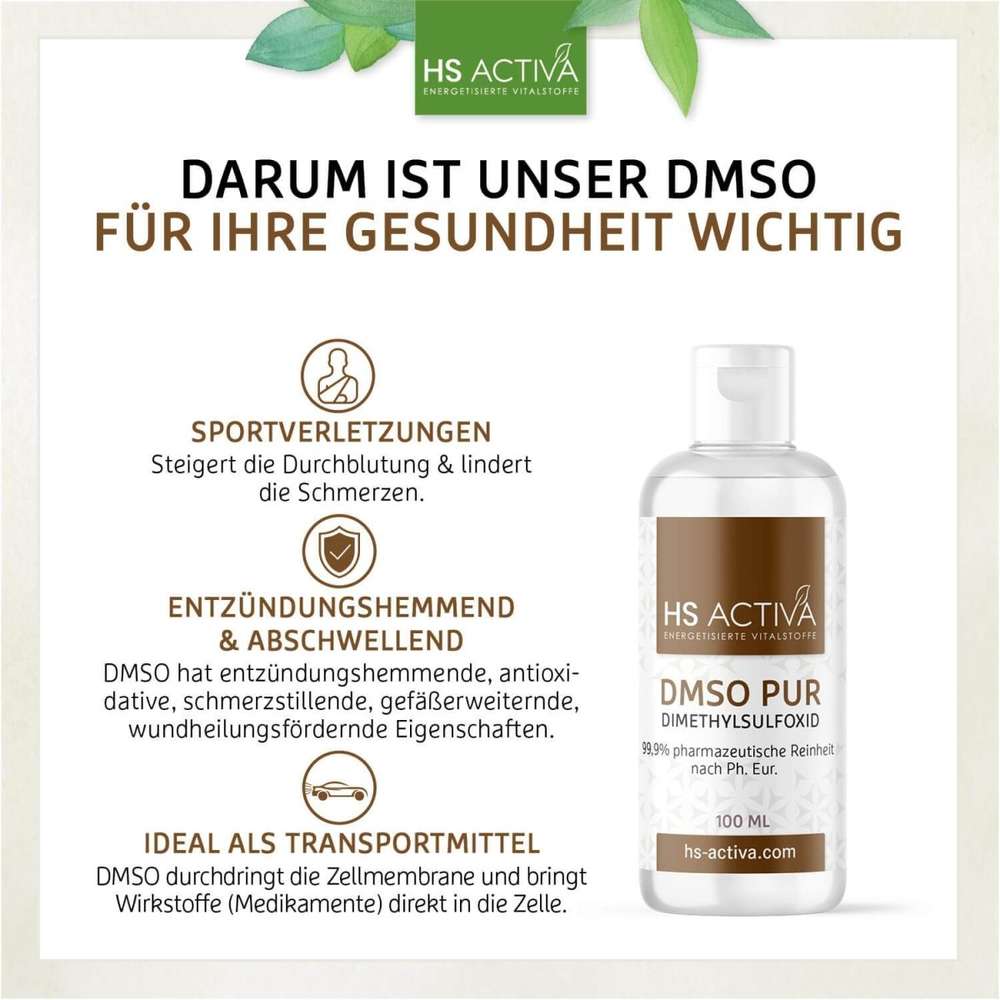 reines DMSO kaufen - warum es für Ihre Gesundheit wichtig ist