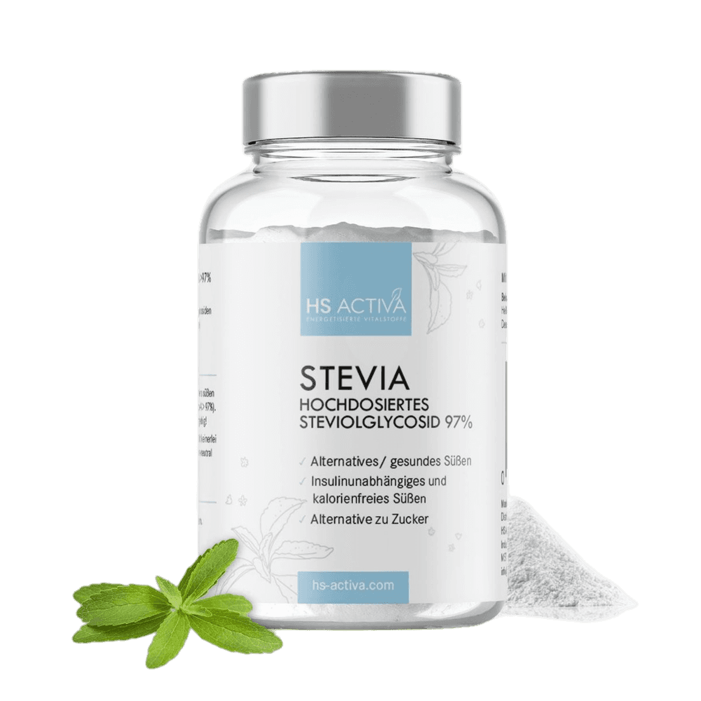 Stevia | Steviolglycosid 97% | Gesundes Süßen | Alternative zu Zucker | 25 Gramm - HS Activa