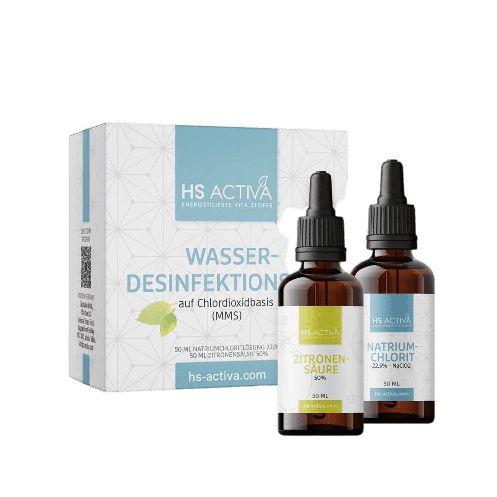 Wasserdesinfektions-Set auf Chlordioxidbasis (MMS) - HS Activa